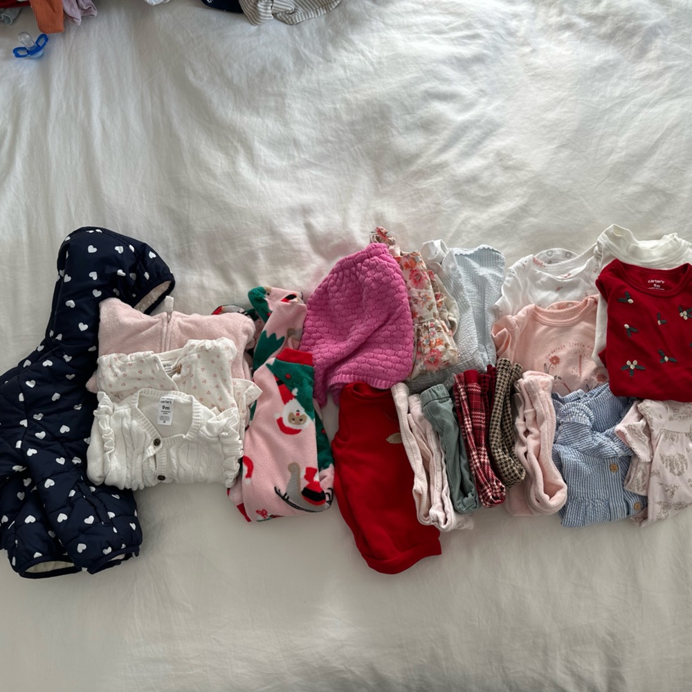 9 month baby girl winter bundle